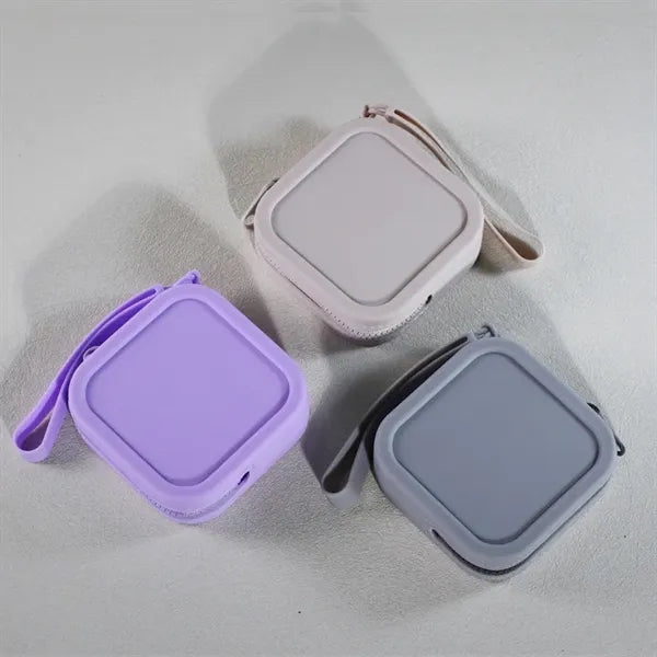 Silicone Organizer Wallet Coin Purse Waterproof Earphone Bag