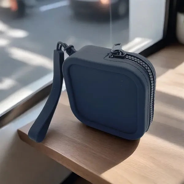 Silicone Organizer Wallet Coin Purse Waterproof Earphone Bag