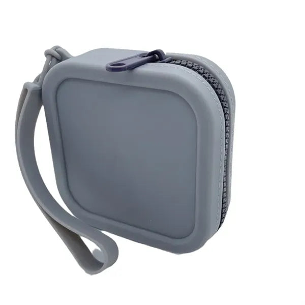 Silicone Organizer Wallet Coin Purse Waterproof Earphone Bag