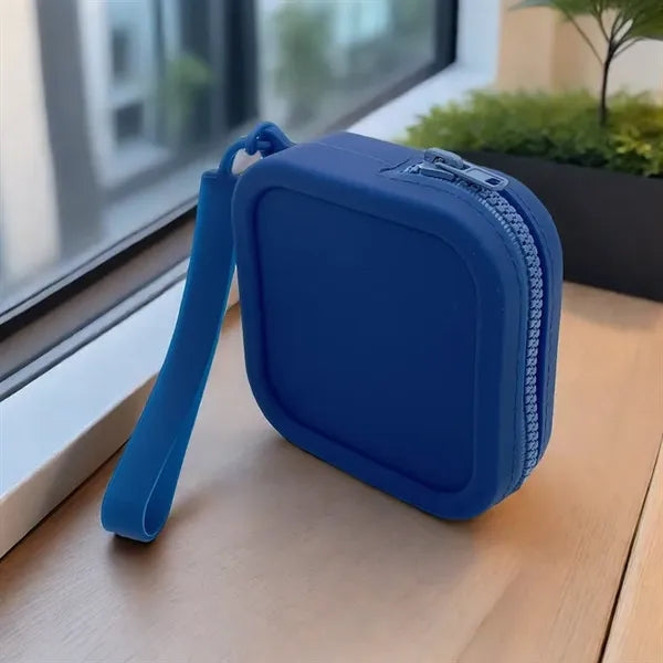 Silicone Organizer Wallet Coin Purse Waterproof Earphone Bag
