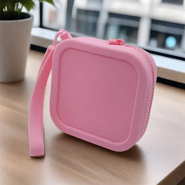 Silicone Organizer Wallet Coin Purse Waterproof Earphone Bag