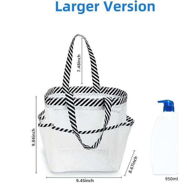 Mesh Shower Caddy Tote