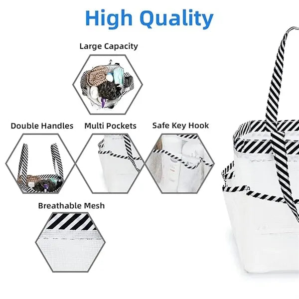 Mesh Shower Caddy Tote