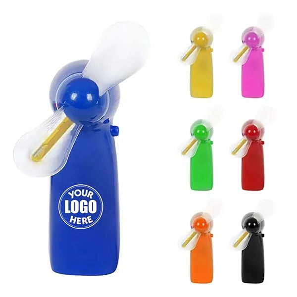 Message Editable Mini Flash Led Fan