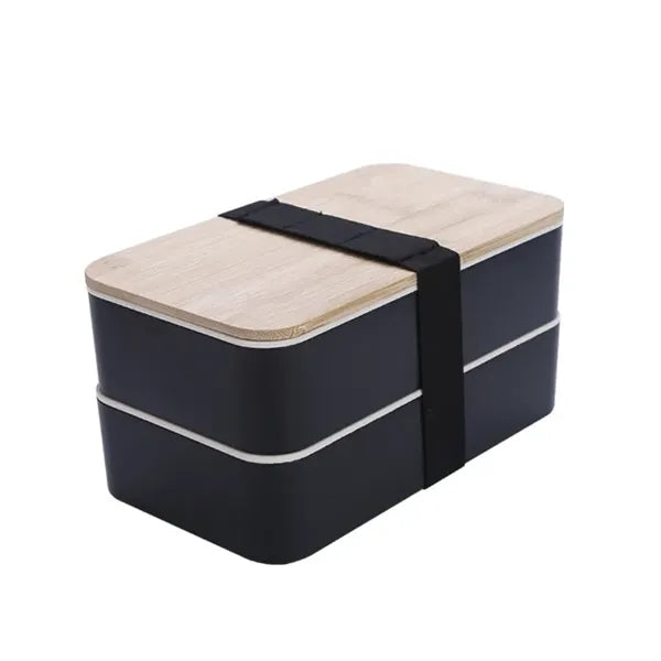 Portable Double-Layer Eco-Friendly Lunch Box