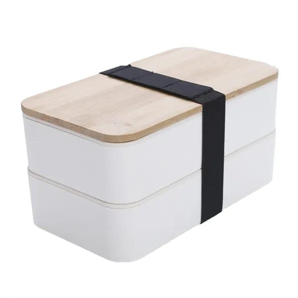 Portable Double-Layer Eco-Friendly Lunch Box