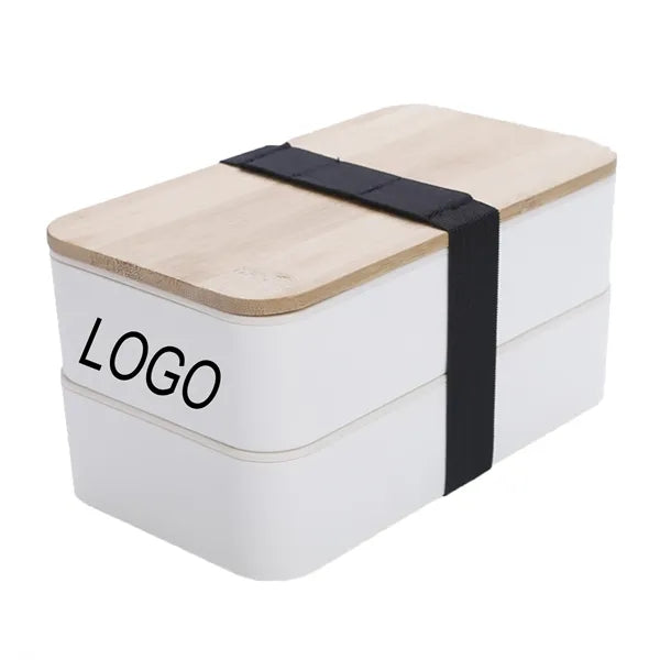 Portable Double-Layer Eco-Friendly Lunch Box