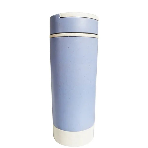 Wheat Straw Water Bottle With Phone Holder