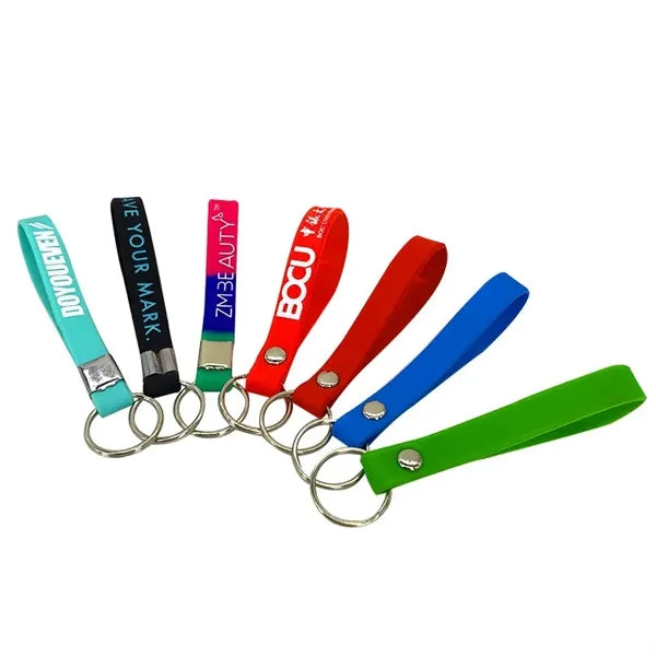 Silicone Wrist Strap Keychain