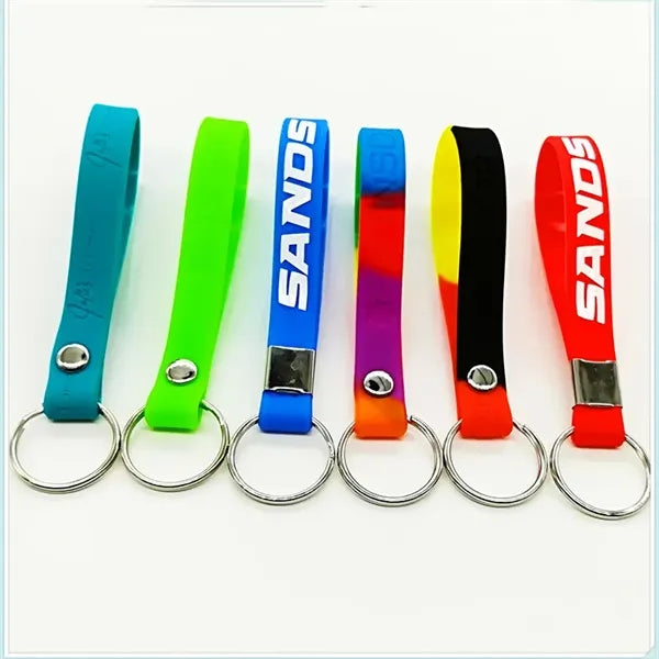 Silicone Wrist Strap Keychain