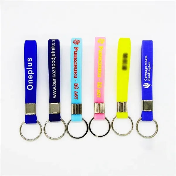 Silicone Wrist Strap Keychain