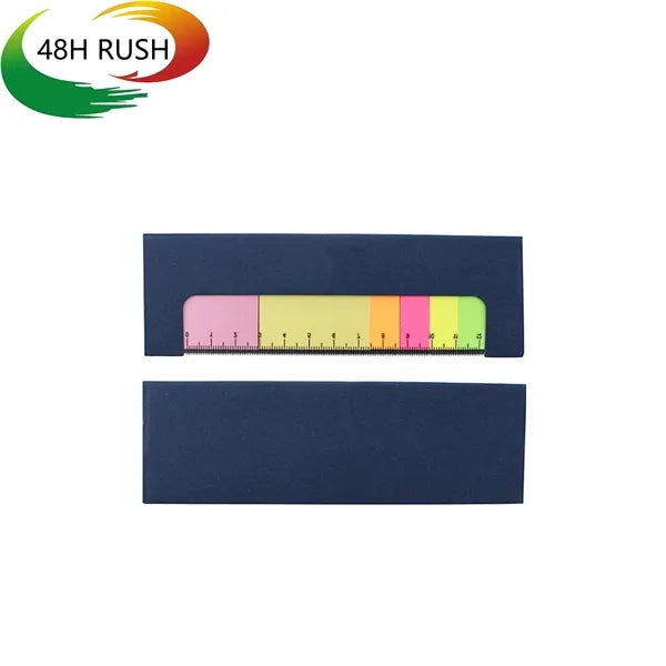 Colorful Stickers w/ Plastic Clear Ruler