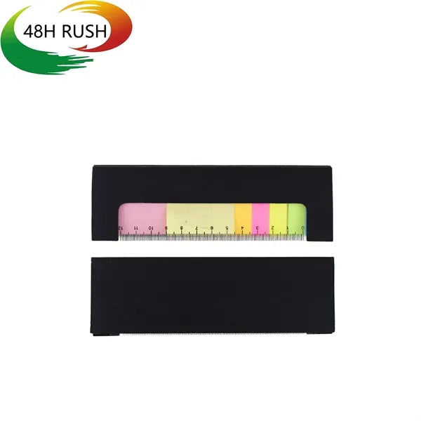 Colorful Stickers w/ Plastic Clear Ruler