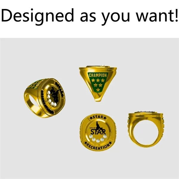 Metal Award Championship Rings