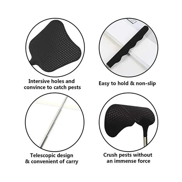 Durable Retractable Portable Fly Swatter