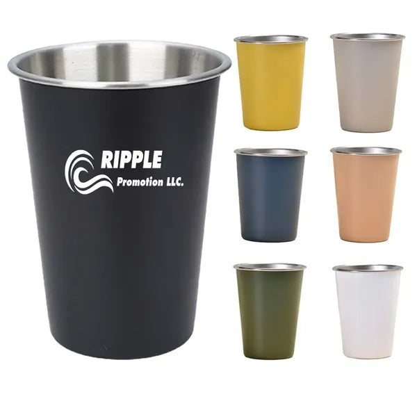 Stainless Steel Stackable Pint Drinking Cups