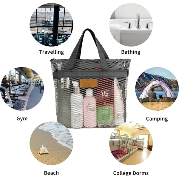 Versatile use Mesh Beach Bag