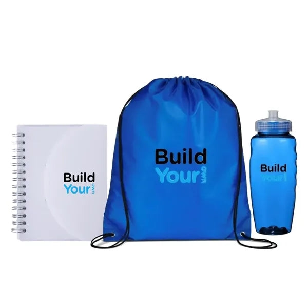Outdoor Welcome Gift Set with Journal,Bag & Bottle