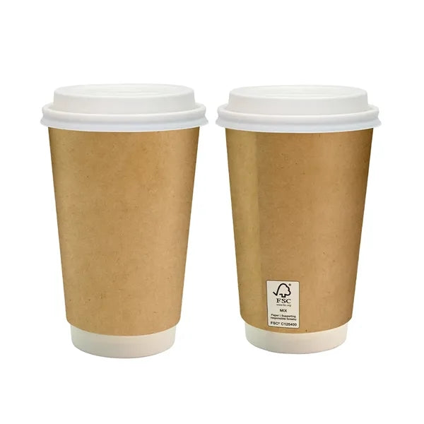 16 oz. Full Color Dusky Paper Cup with Lid