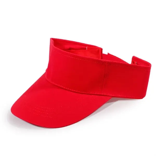 Solid Color Cotton Running Baseball Sports Sun Visor Hat