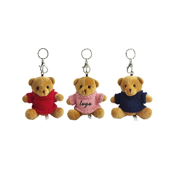 4'' Cute Teddy Bear Plush Keychain