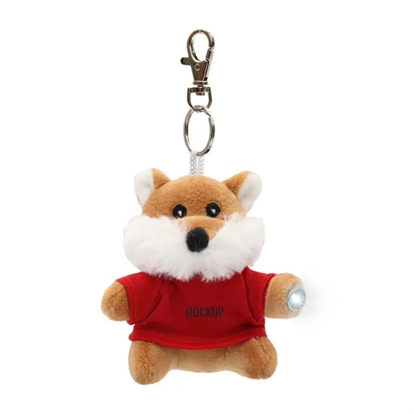 4'' Cute Fox Plush Keychain