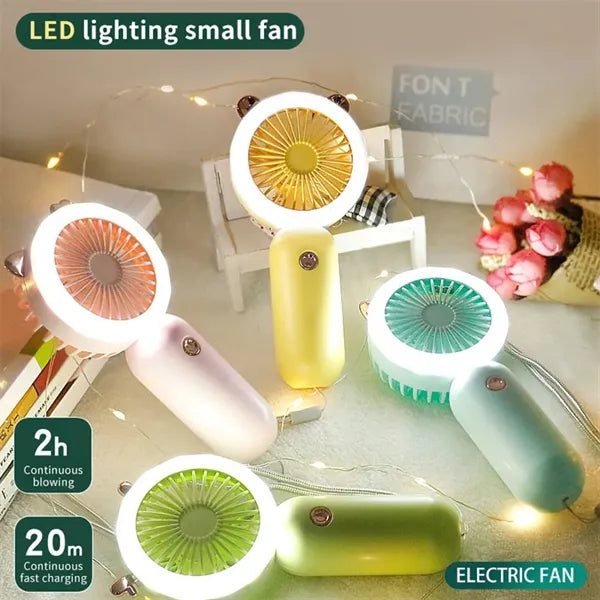 Mini USB Fan with LED