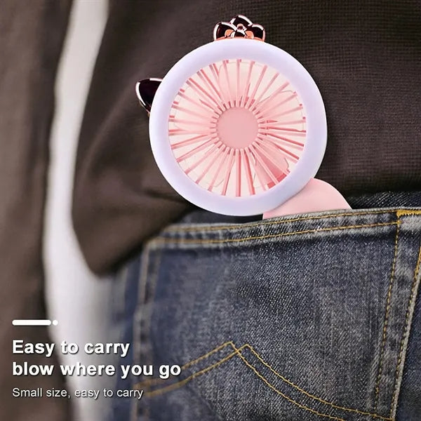 Mini USB Fan with LED