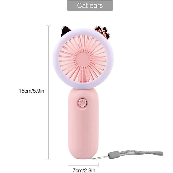Mini USB Fan with LED