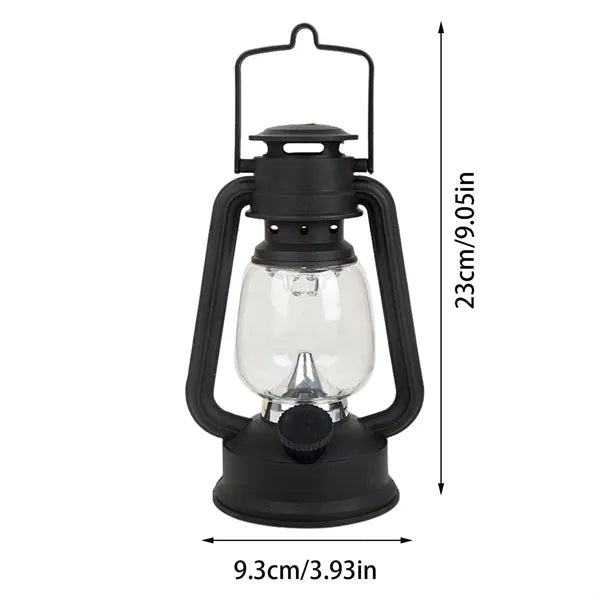 Retro Hanging LED Battery Powered Lantern For Camping