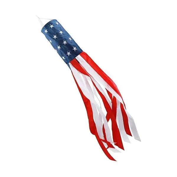 4"Diax39"H American Flag Windsock