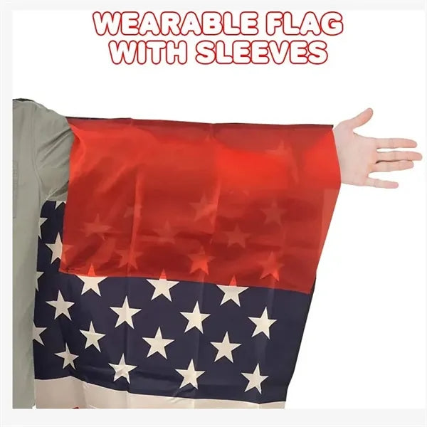 47 1/4"LX35 1/2"W American Cape Body Flag