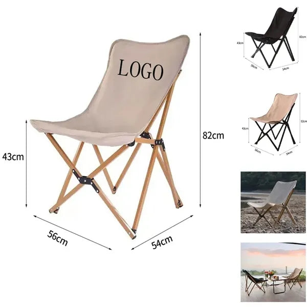 Outdoor Portable Camping Butterfly Chair with Carry Bag