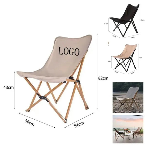 Outdoor Portable Camping Butterfly Chair with Carry Bag