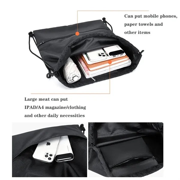 Drawstring Backpack Bag