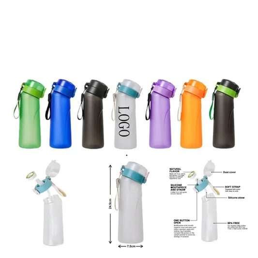 Frosted Textured Fruity Scented Sports Air Up Water Bottle
