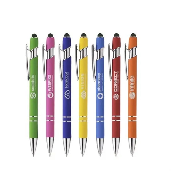 Metal Pen With Stylus