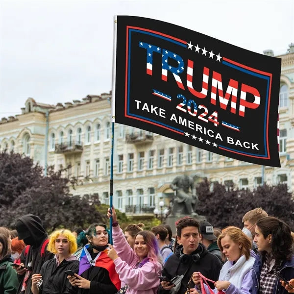 47 1/4"LX35 1/2"W Trump Garden Flag