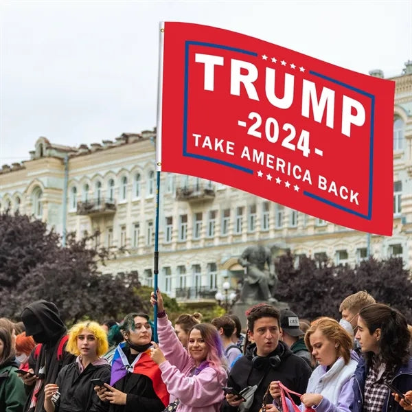 47 1/4"LX35 1/2"W Trump Garden Flag