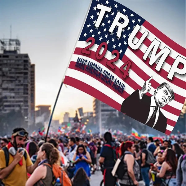 47 1/4"LX35 1/2"W Trump Garden Flag
