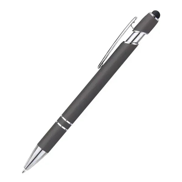 Rubberized Soft Touch Gel Stylus Pen
