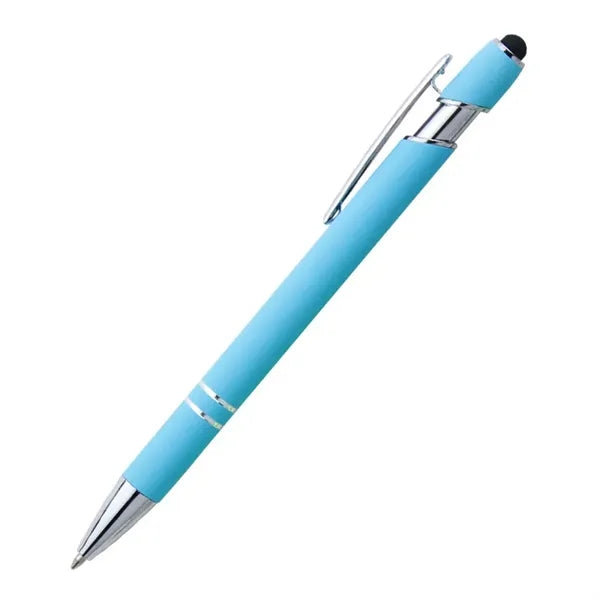Rubberized Soft Touch Gel Stylus Pen