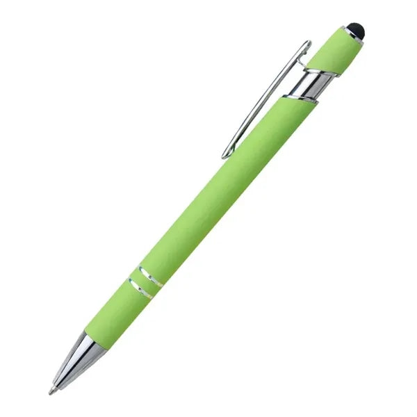 Rubberized Soft Touch Gel Stylus Pen