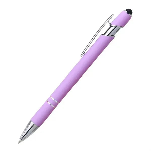 Rubberized Soft Touch Gel Stylus Pen