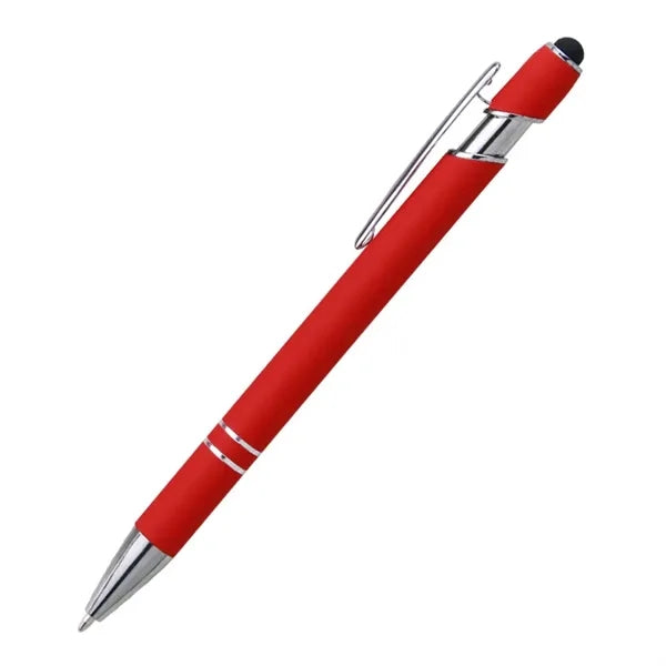 Rubberized Soft Touch Gel Stylus Pen