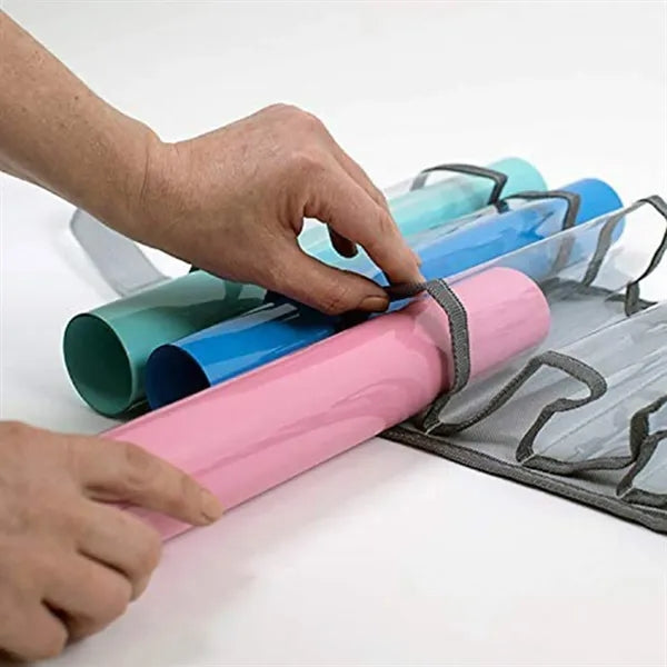 Roll Holder With 12 Compartments Storage Organizer