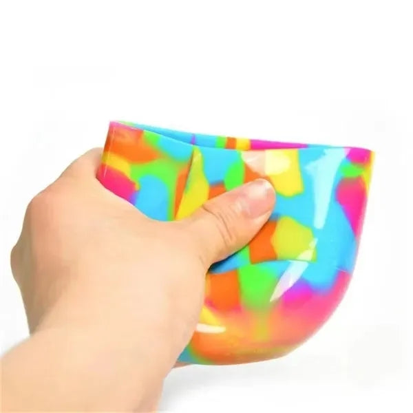 14oz Tie Dye Silicone Unbreakable Wine Glass Cup