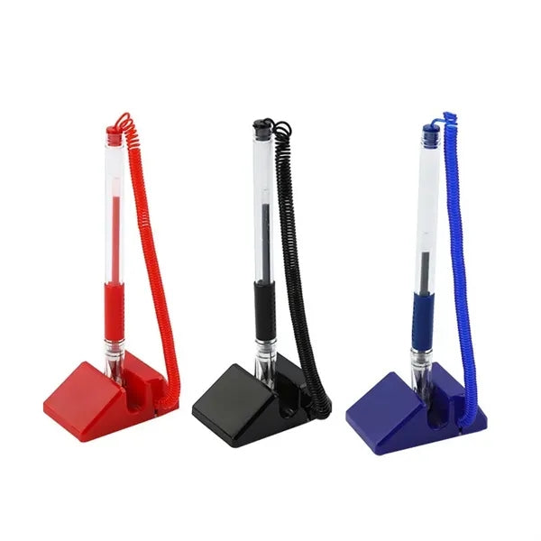 Secure Counter Pens with Adhesive Base