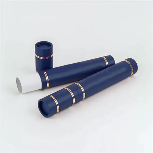 15"Lx2"D Certificate Scroll Holder-Leather Texture