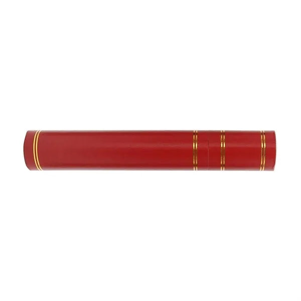 15"Lx2"D Certificate Scroll Holder-Leather Texture